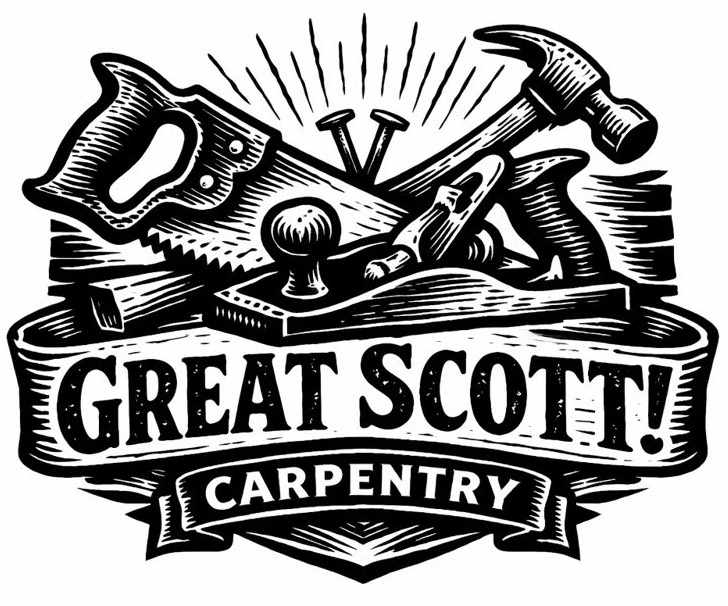 Great Scott! Carpentry logo